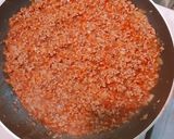 パパッと！チーズハンバーグ丼作り方4写真