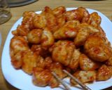簡単❗ヤンニョムチキン風鶏のピリ辛炒め作り方4写真