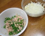 肉汁あふれるツナふわオープンサンド作り方1写真