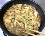 ご飯進むピリ旨＊白菜と舞茸の麻婆風炒め＊作り方11写真
