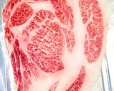 黒毛和牛のリブロースで贅沢なお茶漬け作り方1写真
