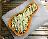 バターナッツかぼちゃの☆ネギマヨチーズ焼作り方9写真