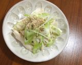 ☆簡単チキンサラダ、白ネギがけ作り方4写真