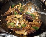 ツマミに最高！鶏肉とナス秋のピリ辛回鍋肉作り方7写真