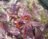ずり(砂肝)のアビージョレモン風味作り方8写真