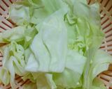 キャベツとベーコン☆和風スープパスタ作り方2写真