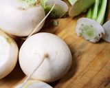 かぶの鶏そぼろ煮とお漬物作り方1写真