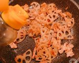 お弁当に、豚肉と蓮根の甘辛きんぴら！作り方5写真
