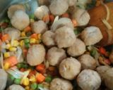温か優しい♡肉団子の卵スープ作り方9写真