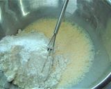 バナナとベビーチーズの簡単大皿蒸しケーキ作り方3写真