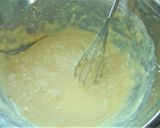 バナナとベビーチーズの簡単大皿蒸しケーキ作り方4写真