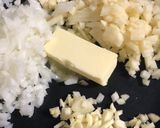 林檎とベーコンのトマトパスタ作り方2写真