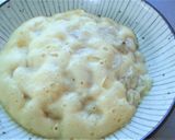 バナナとベビーチーズの簡単大皿蒸しケーキ作り方10写真