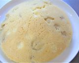 バナナとベビーチーズの簡単大皿蒸しケーキ作り方11写真