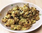 さつまいもの(味噌)胡麻和え作り方4写真