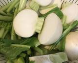 蕪のそぼろ煮作り方1写真