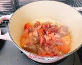 牛すね肉の赤ワイン煮込み(野菜たっぷり)作り方2写真