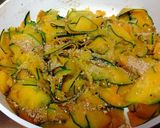 皮まで食べようカボチャきんぴら。作り方4写真