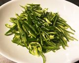火を使わない★簡単★塩麹おかかピーマン作り方1写真