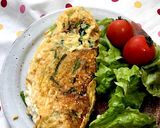 ほうれん草とチーズのオムレツ作り方6写真