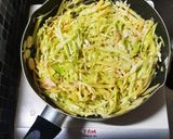 キャベじゃがハムの炒め物作り方10写真
