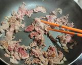 芋づると豚肉のニンニク醤油炒め！作り方6写真