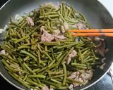 芋づると豚肉のニンニク醤油炒め！作り方7写真