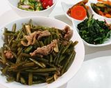 芋づると豚肉のニンニク醤油炒め！作り方8写真