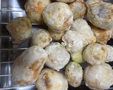 二子の里芋で揚げ煮作り方4写真