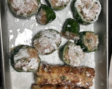 餃子のタネをリメイク！ちくわの肉詰め作り方3写真