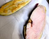 ナスと鶏胸肉の重ねホイル焼き作り方3写真