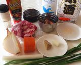 韓国風＊ビビンバ焼き飯♪作り方1写真