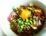 簡単！まぐろユッケ丼作り方3写真