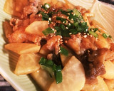 しっかり絡む豚肉と大根のオイスター炒め作り方5写真