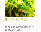 速いピーマン千切り作り方22写真