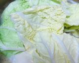 具材二つ●鶏むね肉と白菜のシンプル鍋作り方2写真