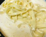 生パスタ＆マスカルポーネのカルボナーラ風作り方3写真