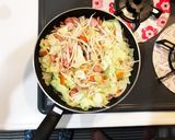 ガッツリキムチ野菜炒め作り方3写真