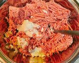 合挽肉と豆腐のさっぱりハンバーグ作り方3写真