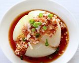簡単美味しい♪【蒸し玉ねぎの香味だれ】作り方3写真