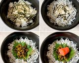 新米を美味しく★高菜明太しらす丼作り方2写真