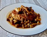 【簡単】絶品♪きのこたっぷりハンバーグ作り方9写真