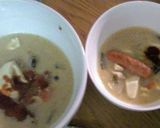 ごま味噌豆乳鍋の残りで豆乳味噌ラーメン作り方3写真