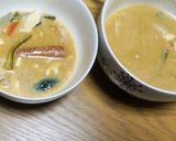 ごま味噌豆乳鍋の残りで豆乳味噌ラーメン作り方4写真