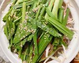 もやしとニラと豚しゃぶ肉の重ね蒸し煮作り方4写真