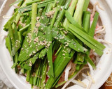 もやしとニラと豚しゃぶ肉の重ね蒸し煮作り方4写真