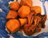 里芋と舞茸の煮物作り方4写真