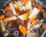 京芋の煮物作り方3写真