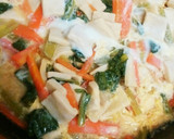 体に優しい♪高野豆腐と野菜の卵とじ作り方4写真