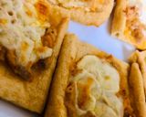 簡単 糖質オフ 油揚げのキムマヨ焼き作り方4写真